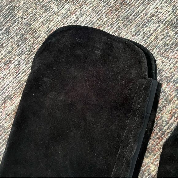 Free People Banks Suede‎ Over The Knee Boots in Black, Size 6.5 (EU 37) NWOB - Picture 9 of 12